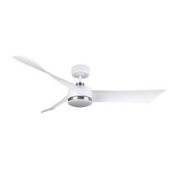 Ventilador de techo led Dc Tempel 26w Blanco/niquel con 3 Aspas - 2