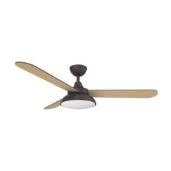 Ventilador de techo led Dc Umi 24w Marron con 3 Aspas Reversibles Marron/haya - 3