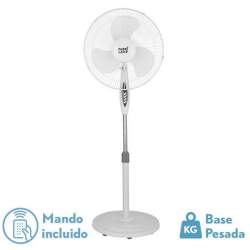 Ventilador De Pie Bise Blanco 45w con 3 Aspas Blancas - 1