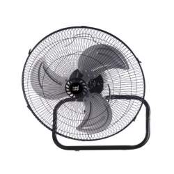 Ventilador de suelo 3 En 1 Recio Negro con 3 Aspas en Plata - 3