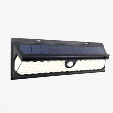 Aplique de pared solar para exterior LED Kira 6500k 1100lm con sensor