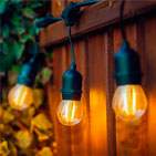 Guirnaldas de luces LED para exterior